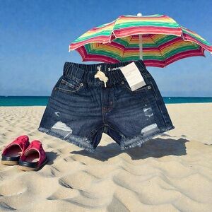 GAP Low Stride Denim Shorts Girls (Small) NEW